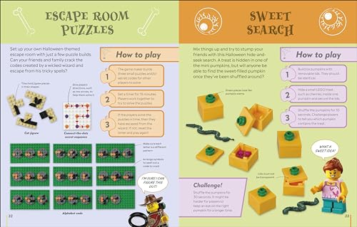 Image of The LEGO Halloween Games Book: Ideas for 50 Games, Challenges, Puzzles, and Activities