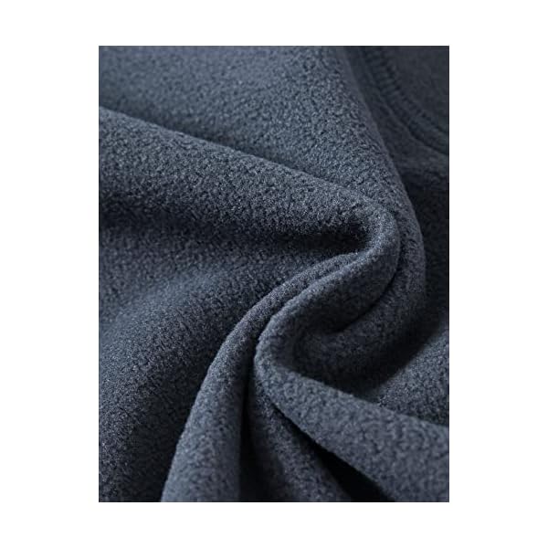 Rdruko Men's Fleece Jacket Full Zip Waterproof Outdoor Work Winter Snow Softshell Jacket(Army Green, CA XL) - Image 6