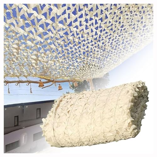 Filet de camouflage blanc pour masquer le vis-à-vis sur un balcon