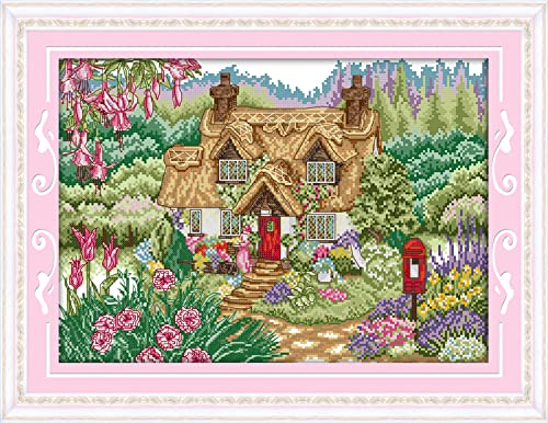 Kit mosaïque cristal strass de prestige motif floral point de croix 5D