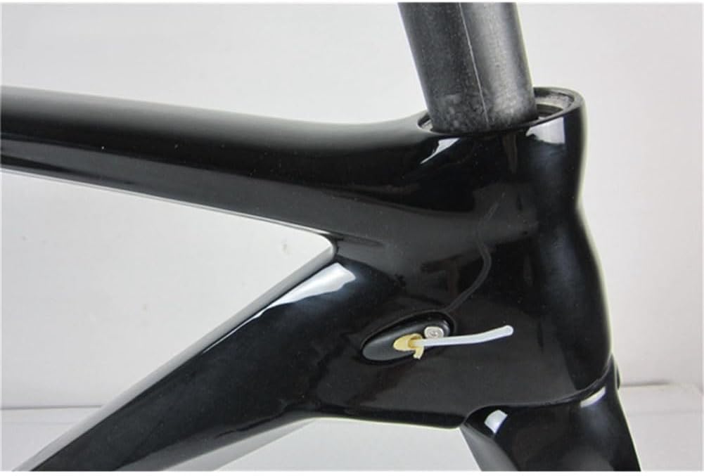 TUJISEK 700C Road Bikes Frame Carbon Fibre Frameset with Fork + Seatpost 48/50/52/54/56CM Frame V Brake QR 130MM Frame Semi Internal Routing