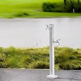 prezzi fontane da giardino 【Versatilità e Molteplici Possibilità di Collegamento】Disponibile in diverse configurazioni (doppia manopola, bloccabile, con pistola), questo rubinetto si adatta a tutti i vostri usi. L'estremità inferiore consente di collegare facilmente un tubo da giardino o una pistola per l'acqua, ideale per: L'irrigazione del giardino Il lavaggio dell'auto La doccia per animali domestici La pulizia di pavimentazioni e terrazze