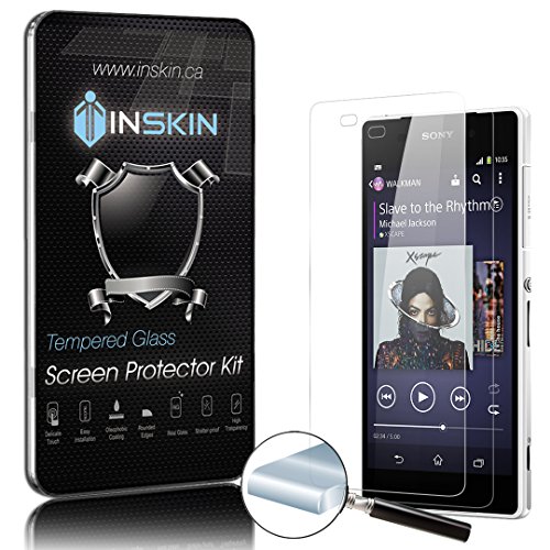 Inskin Caso-Amistiso Protector de Pantalla de Vidrio Templado, Compatible con Sony Xperia Z2 [L50/L50W]. 1-Pieza.