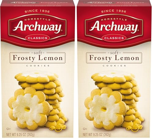 Archway Cookies, Soft Frosty Lemon Cookies, 9.25 Oz (Pack of 2)