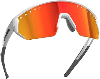 NAKED Optics Sportbrille für Damen & Herren BLADE – Unisex Fahrradbrille für Herren & Damen mit robustem TR-90 Rahmen – Sport Sonnenbrille mit UV 400 Schutz – schnelle Brille