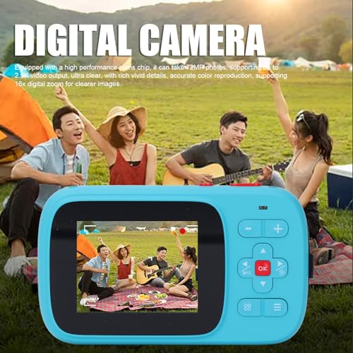 Cámara digital Cuifati 72MP 2.5K HD con pantalla IPS azul miniatura 2