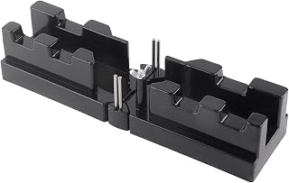 Corner Measuring Tool, Miter Angles Cutting Tool 2 in 1 ABS Black Wear Measuring Template Instrument, for Skirts, Notches, Plumbing and Woodworking