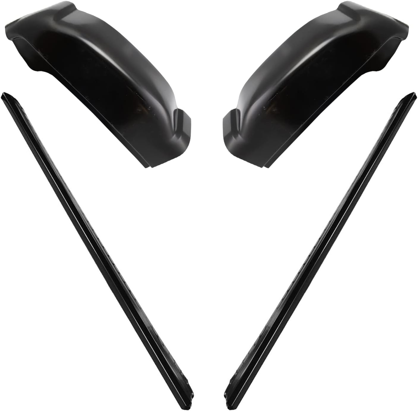 Rocker Cab Corner Repair Panel Kit for 99-07 Sierra Silverado 4 Dr Extended Cab