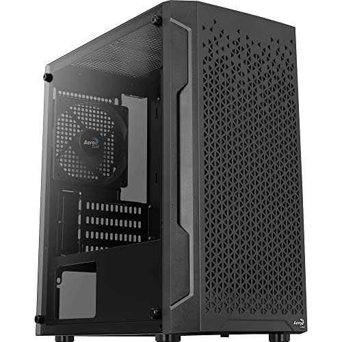 Aerocool Boîtier Mini Tour Micro ATX Trinity Mini avec Panneau Vitré, Noir ACCS-PV32013.11