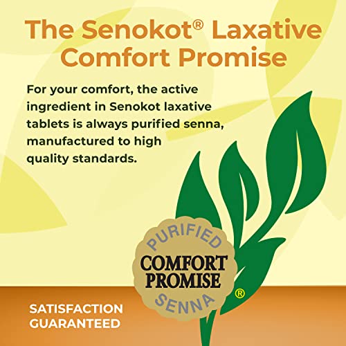 Senokot Extra Strength Natural Vegetable Laxative For Gentle Overnight Relief Occasional Constipation, 36 Count #TOP2