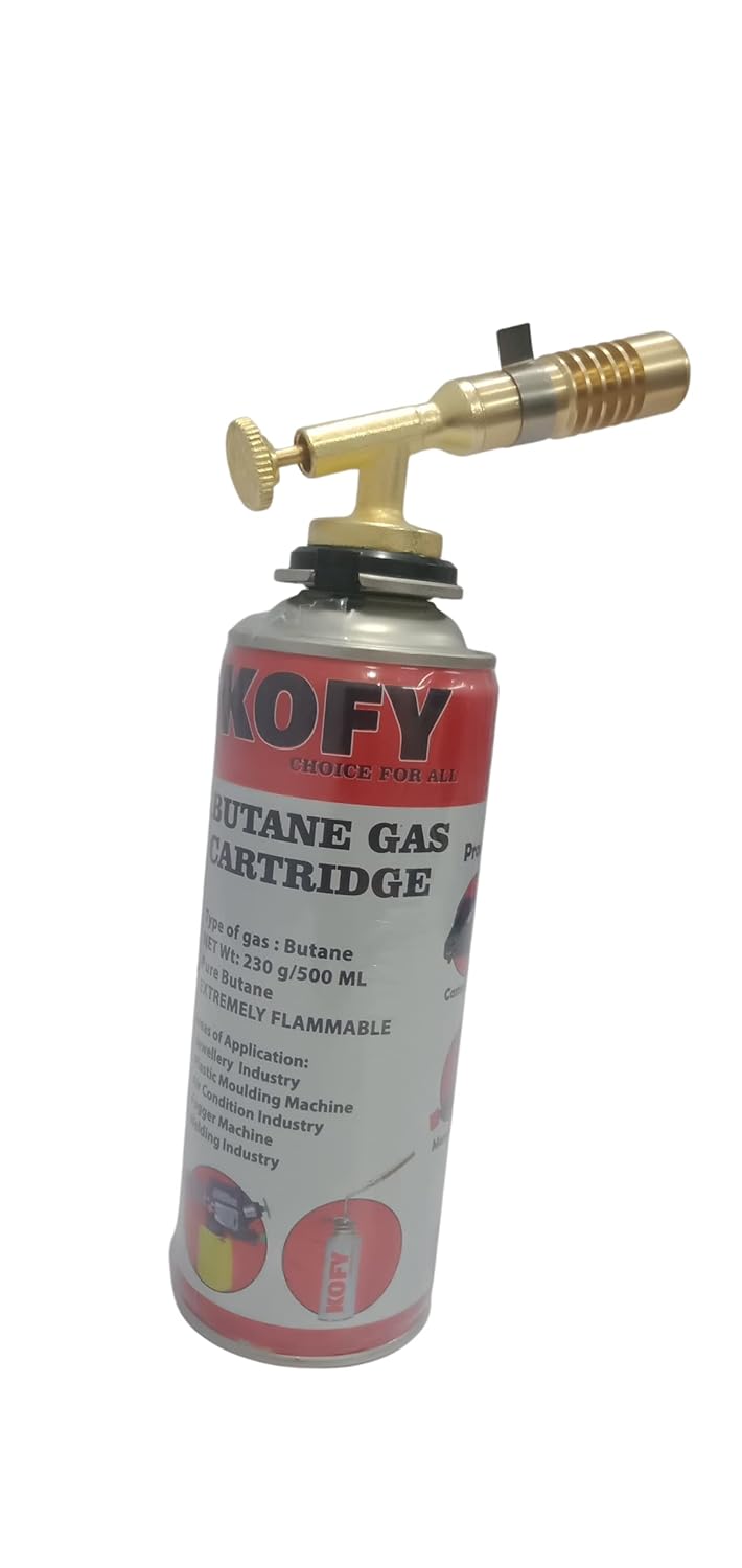 Kofy High Power Flame Gun DUAL Flame Gun Adjustable Flame and 500 ml