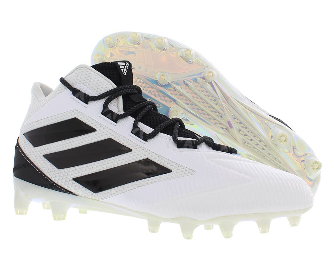 adidas Sm Freak Mid Mens Shoes Size 16, Color: White/Black