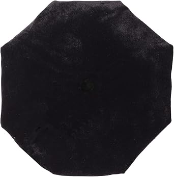 Deluxe Doctoral Graduation Tam 6 or 8 Sided with Button,Black Velvet Doctorate Cap