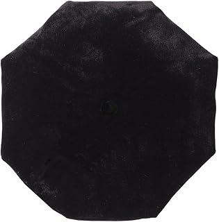 Deluxe Doctoral Graduation Tam 6 or 8 Sided with Button,Black Velvet Doctorate Cap