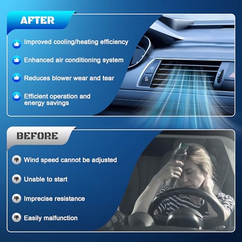 image for A-NAFTULY HVAC Front Blower Motor Resistor Control Module Replacement 