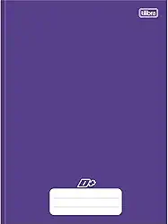 Tilibra - Caderno Brochura Capa Dura 1/4 D+ Roxo 48 Folhas