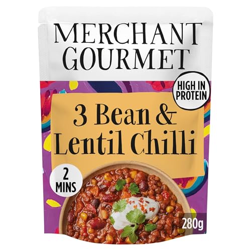 Merchant Gourmet 3-Bean & Lentil Chilli Vegan Ready Meal 280 g