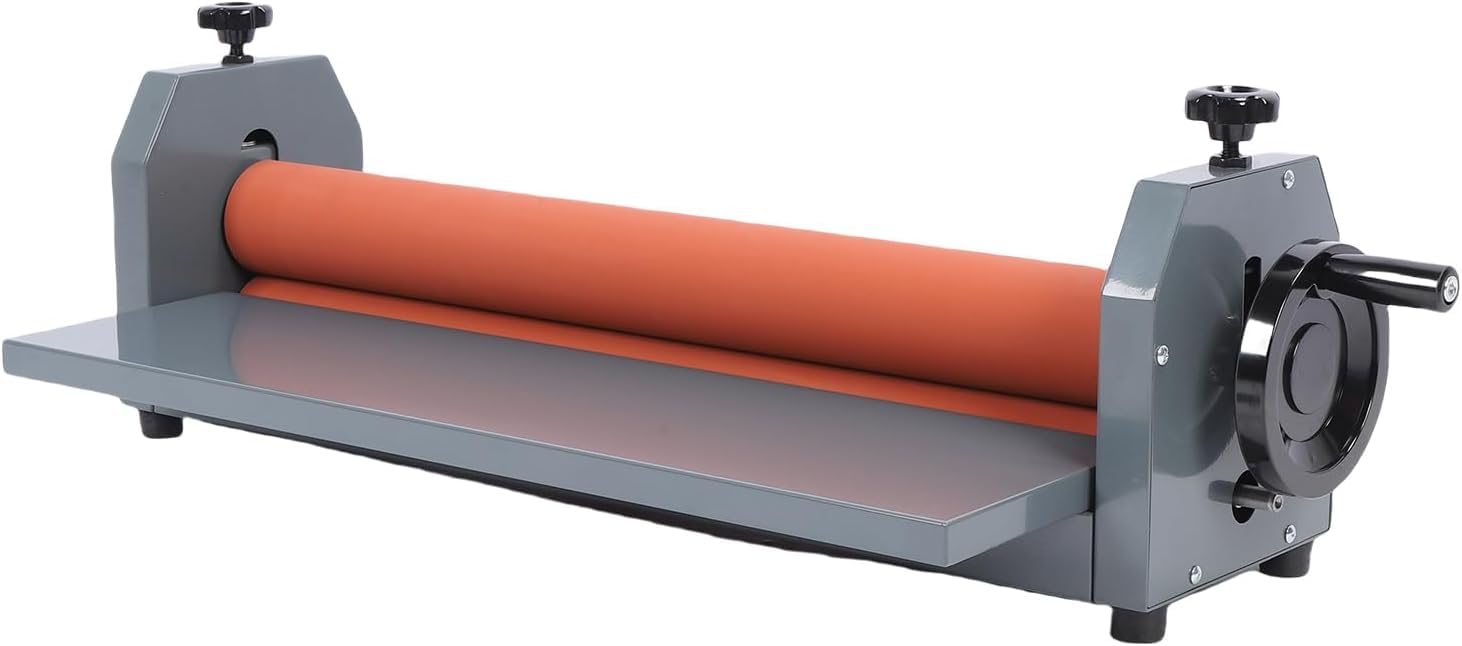 Plastificadora Manual en frío de 65 cm, Robusta y Estable, Ideal para oficinas, escuelas, talleres de Manualidades y fábricas.