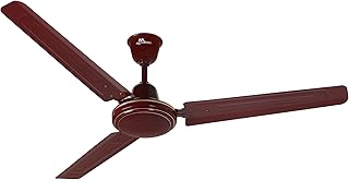 RR Josh Eco Star-rated BEE Certified Energy Efficient 52-Watt High Speed with 2 Year Warranty Energy Saving 1200 mm Ceiling Fan (1 Star | Brown | Pack of 1)