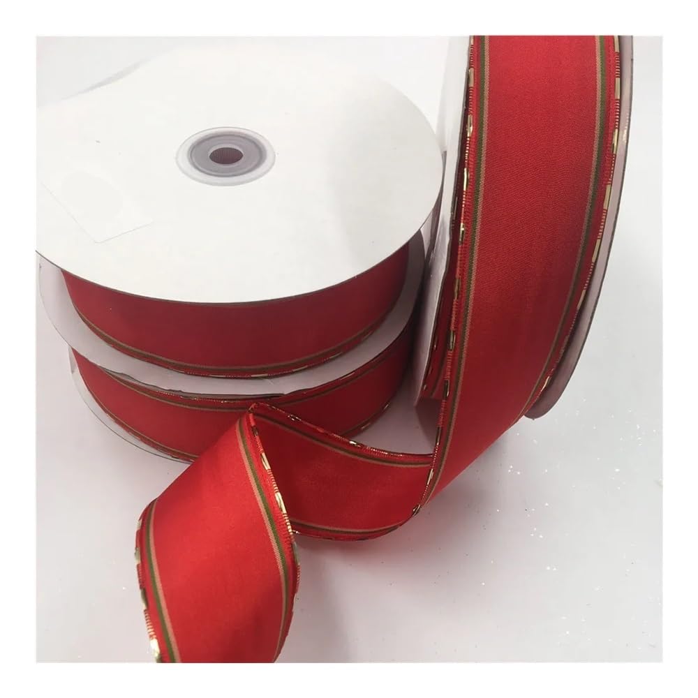 Nastro da 25 iarde e 38 mm for confezioni regalo di compleanno, Natale, matrimonio, decorazione fai da te