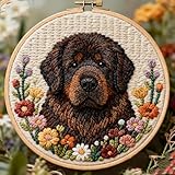 【Complete Punch Needle Starter Kit】 ：Our punch needle kit includes pre-printed cotton fabric（fabric size 30x30cm, patten size 18x18cm）, vibrant embroidery yarns, punch needle tool( our punch pen have lid more safe when use pen),and English instructio...