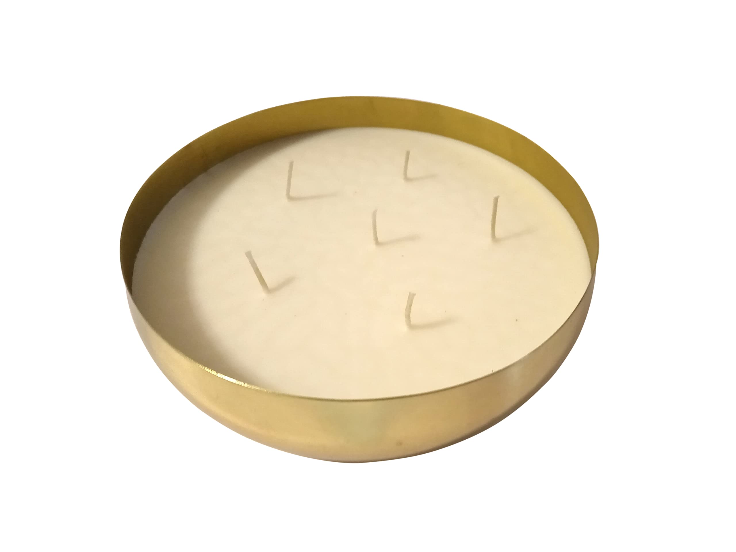 GURU JEE™ Urli 6 Wick Scented Candle | Smokeless Premium Soy Wax, Cotton Wick | Aromatherapy, Home Decor, Luxury Gift | Burn Time Upto 60 Hours