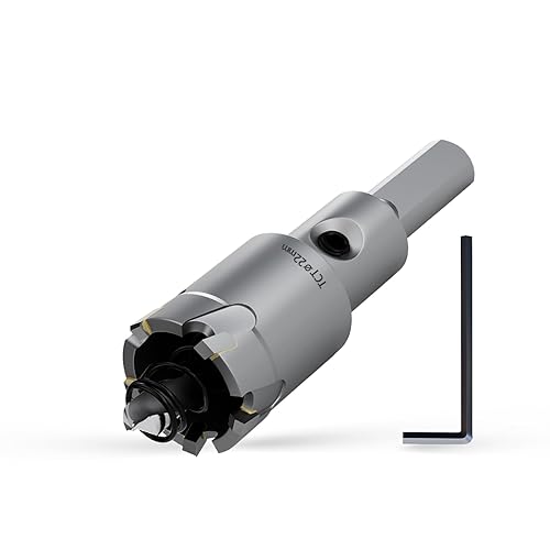 Miniatura 21 de GSTK Kit de sierra perforadora de carburo TCT de carburo de alta resistencia, 0.886 in (7/8 ")