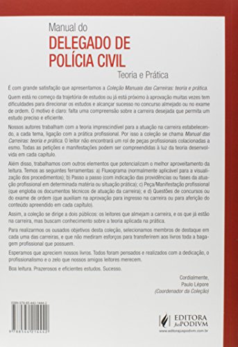 Coleção Manuais Das Carreiras - Manual Do Delegado De Polícia Civil 2017 - 5a Edição: Revista, Ampli