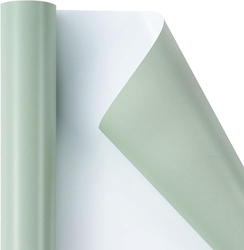 Miniatura 223 de RUSPEPA Papel de regalo negro de color sólido para bodas, cumpleaños, fiestas, felicitaciones y vacaciones, 30 pulgadas x 32.8 pies Negro -,Azul