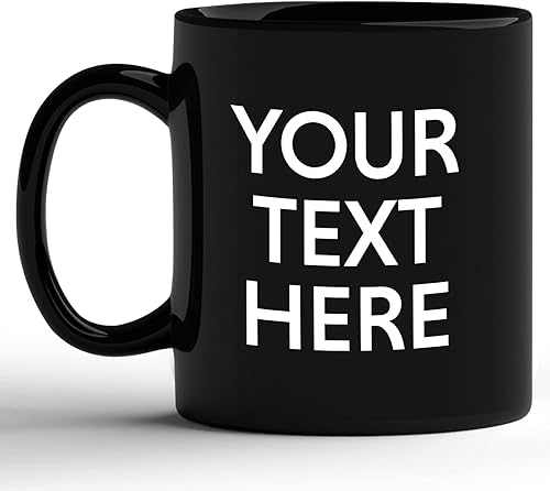 Miniatura 25 de GotPrint Taza personalizada, texto añadido, regalo personalizado, cerámica, taza personalizada, para mamá, papá, amigos, familia, azul, 11 onzas