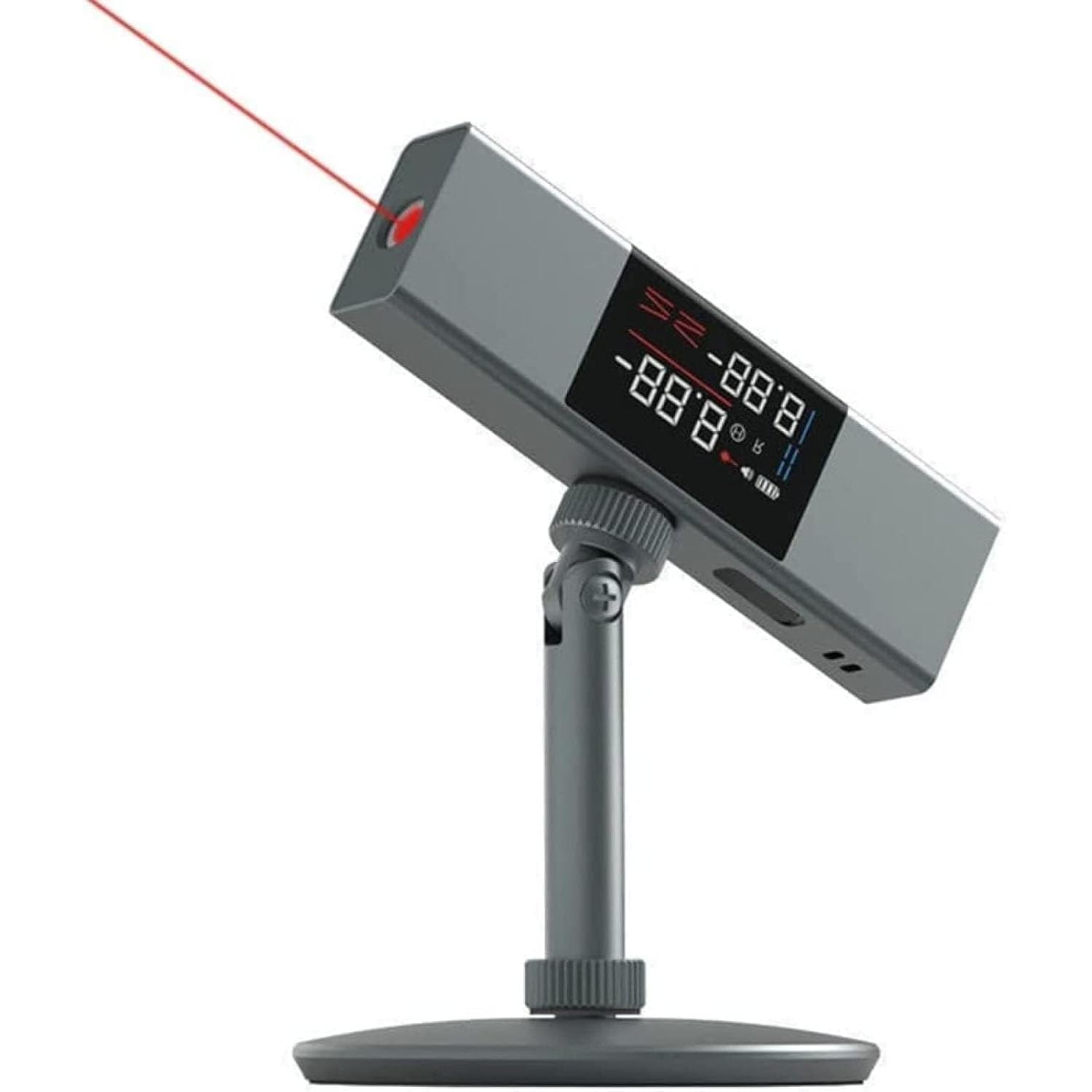 Regla Láser Para Medir Ángulos, Transportador Digital Con Pantalla LED Doble Y Soporte, Medición Precisa De Ángulos Para Automóviles, Carpintería, Construcción, Perforación, Maquinaria Y Albañilería