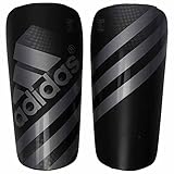 adidas Performance Ghost Shin Guard, Black/Iron Metallic, Large