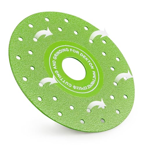 LOZLIN 3PCS 115MM Vacuum Brazed Ultra-Thin Multi-Pore Flat Abrasive Sheet Disc for Porcelain Glass Ceramic Tile Granite Marble Diamond Saw Blade - Image 6
