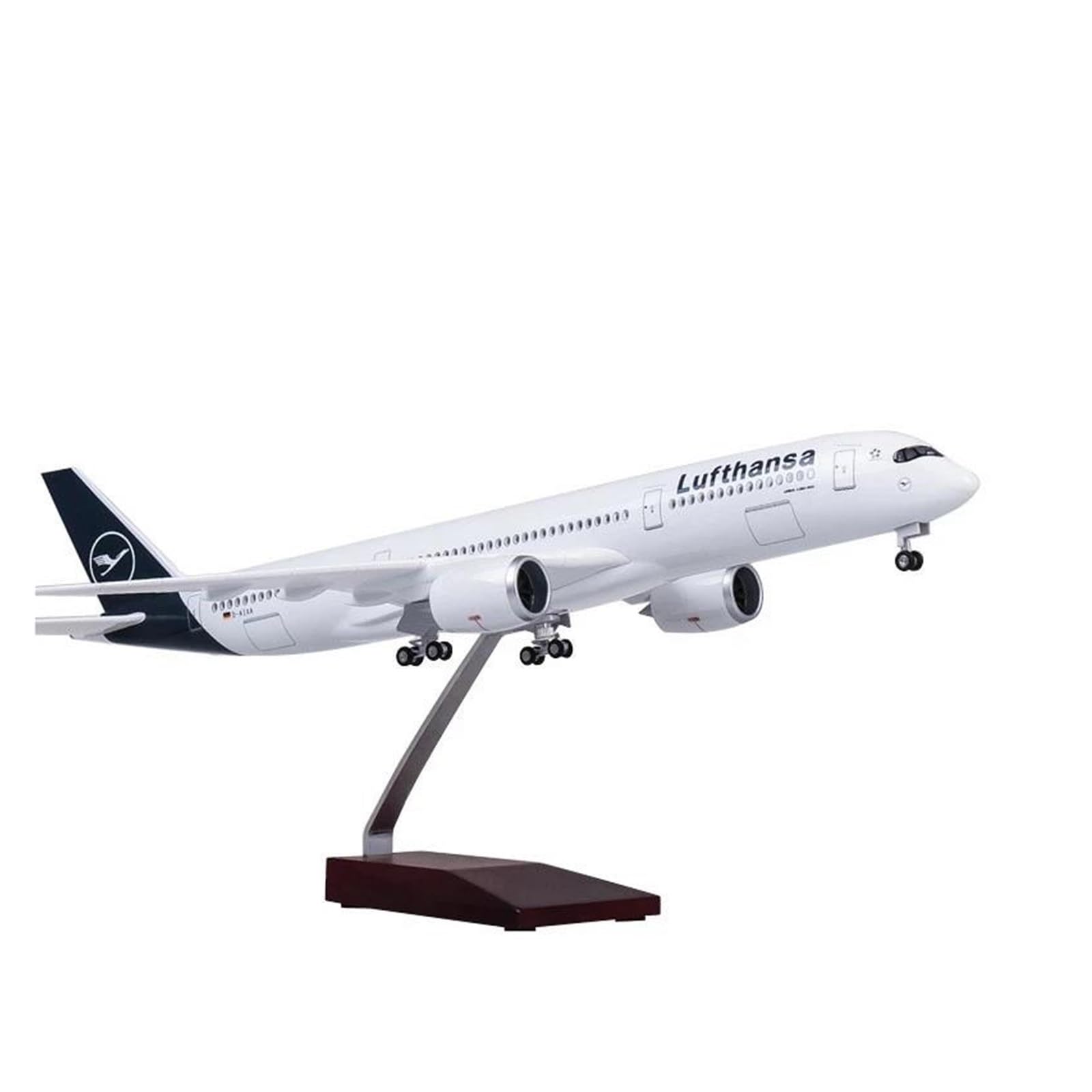 Avión de Metal Fundido A350 escala coleccionable para evitar réplicas plásticas frágiles 8