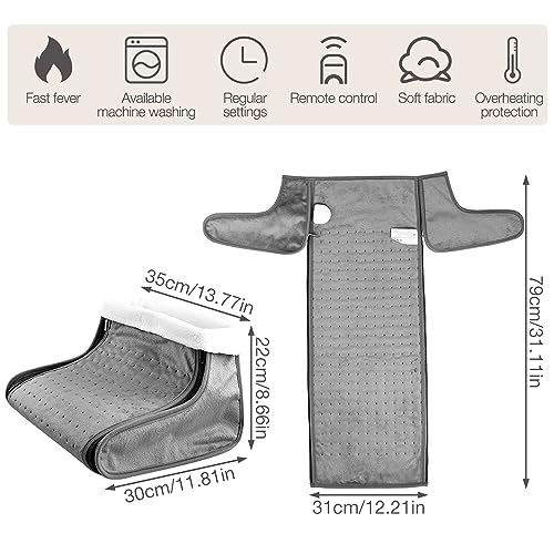 ZOYDP Electric Foot Warmer, 3-in-1 Foot Warmers, Electric Feet Warmer with 4 Timer & 6 Temperature Settings, Heated Foot Warmers, Feet Warmers, Machine Washable, Overheating Protection ZOYDP Electric Foot Warmer, 3-in-1 Foot Warmers, Electric Feet Warmer with 4 Timer & 6 Temperature Settings, Heated Foot Warmers, Feet Warmers, Machine Washable, Overheating Protection