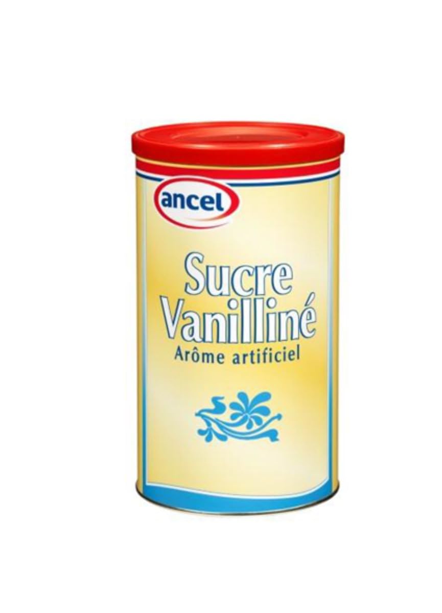 Sucre Vanilliné Ancel 1kg/Boite - Offres de 1 et 2 Boites - Livraison Gratuite France (1 boite)