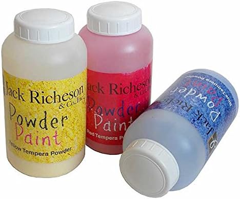 Jack Richeson Tempera Powder Paint - Set of 3 Primary Colors - 1lb Each