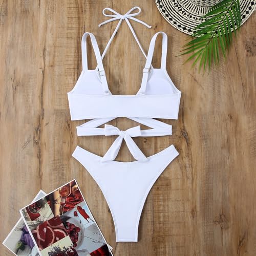 Women Sexy Push-Up Swimsuit Swimwear Thong Bikini Set Swimming Suit2