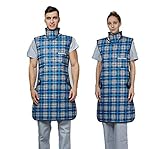 Upgrade 0.5mmpb Xray Lead Apron with Thyroid Shield Collar,Dental Lab Apron,Radiation Protection -...