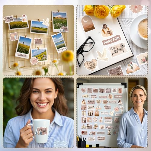 Save 50% on 50 Pcs Prayer Board Stickers - Inspirational Bible Verses, Christian & Religious Faith Decals - Image 7