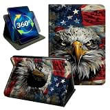 for Galaxy Tab A 8.4" Case 2020 American Flag Eagle Stand Cover