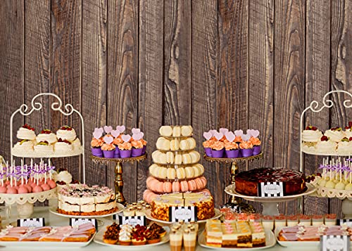 Wolada 7X5Ft Wood Backdrop Rustic Backdrops For Photography Vinyl Brown Wood Backdrop Baby Shower Backdrop Dark Wood Look Backdrop Party Photo Backdrop Rustic Backdrop For Wedding 11838 #TOP3