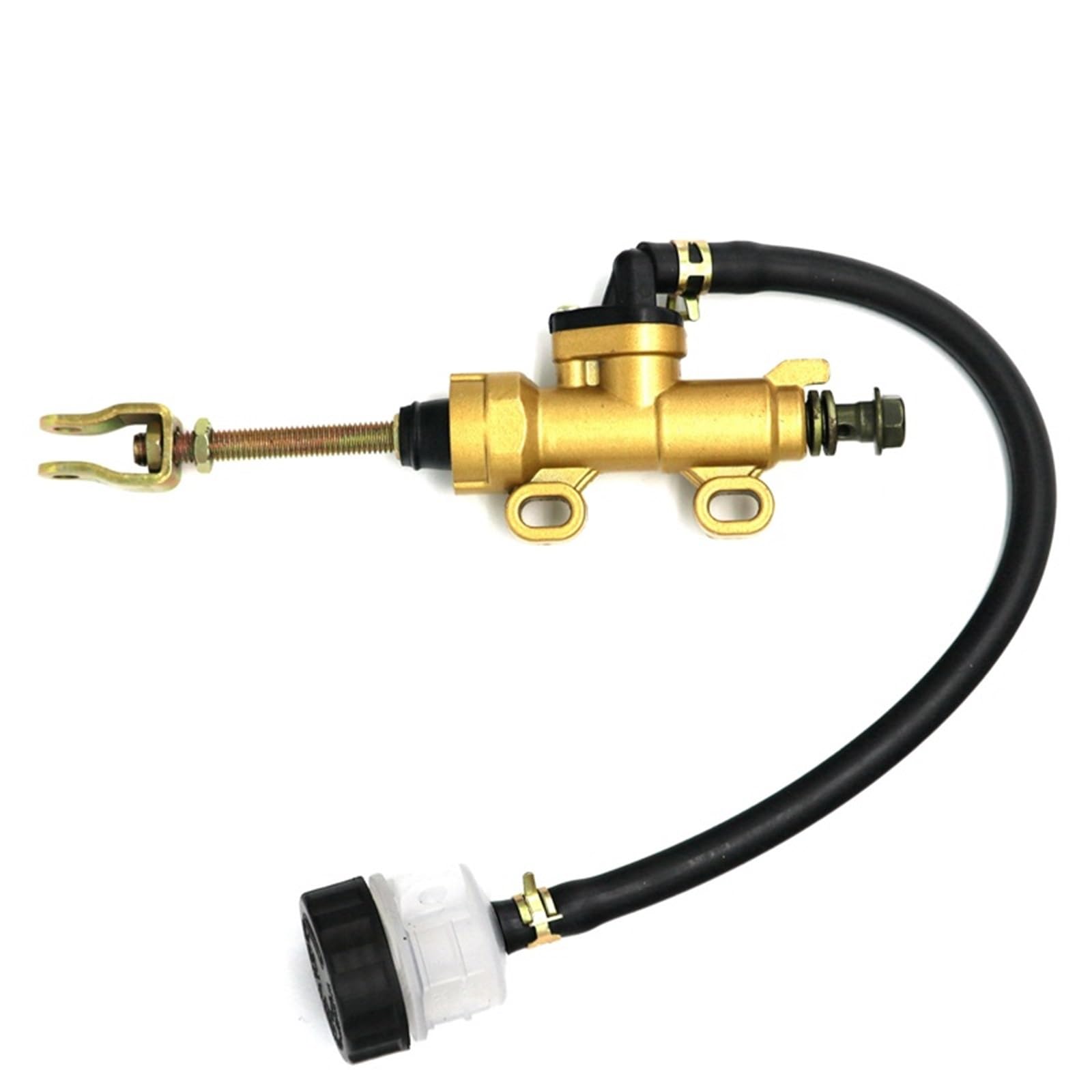 APSHDNCU Forward Brake Pump Fit for Kawasaki Refit Rear Brake Master Cylinder Pump Motorcycle Foot Hydraulic