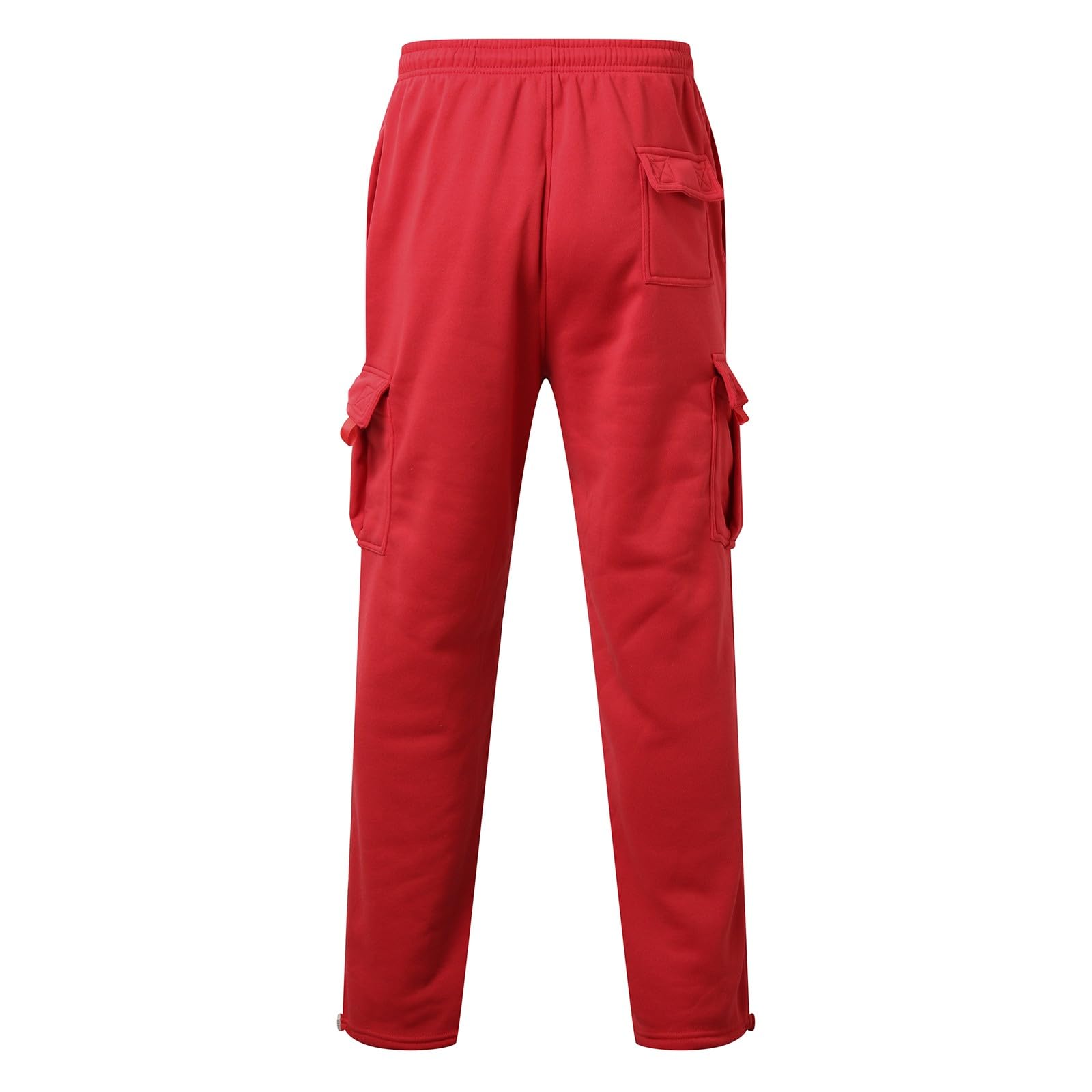 Generisch Pantalones cargo para hombre Slim Fit: pantalones de trabajo con muchos bolsillos pantalones de exterior de tallas grandes pantalones de senderismo forrados de forro polar pantalones