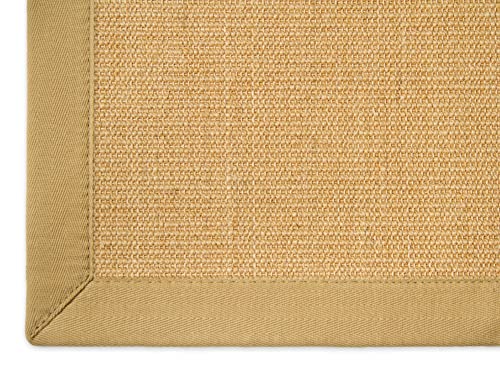 Astra Sisal Teppich Manaus mit Bordüre Farbe Chablis beige 100% Sisal - 18 Größen, Größe...
