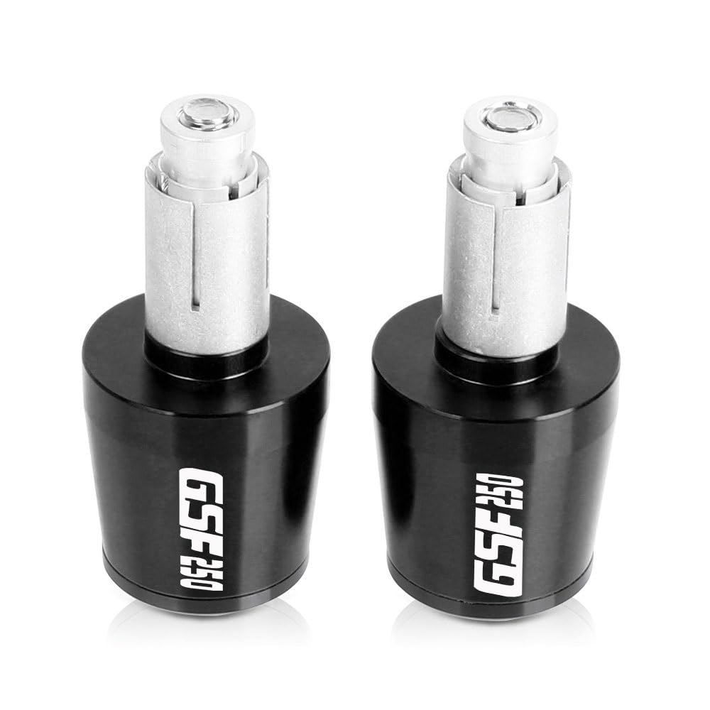 Manillar Suzuki GSF250 sin vibraciones con tapones negros finales de moto 22mm