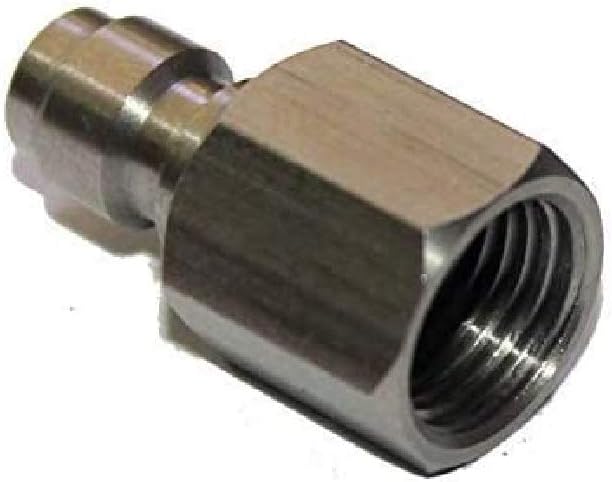 Universal 8mm 1/8" NPT Female Thread Stainless Steel Quick-Disconnect Plug Adapter PCP Paintball Charging Fittings