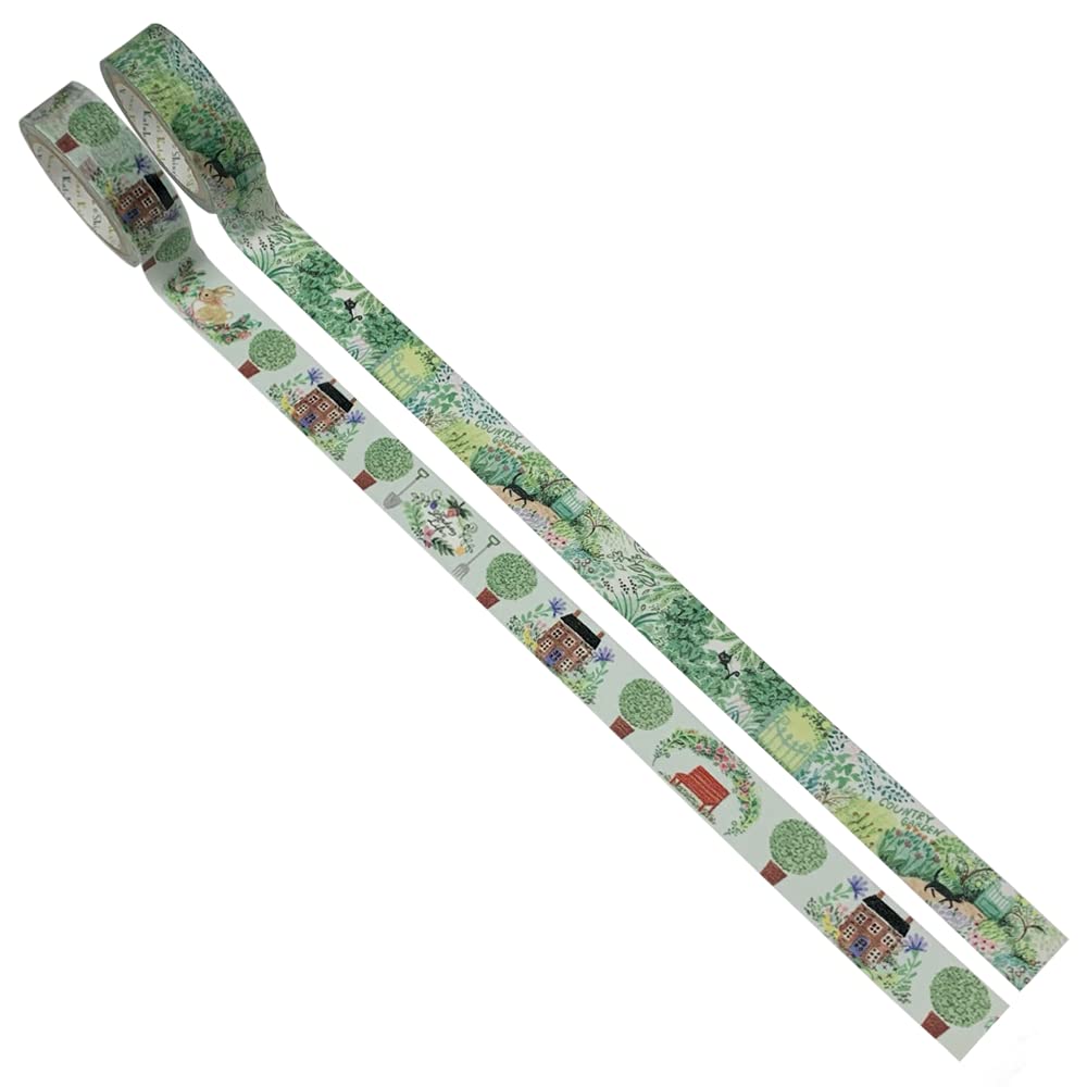 Seal-do ks-mt-12063 Heavenly Garden Masking Tape, Shinzi Katoh Country and Garden Fixture, Set of 2