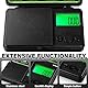 Zeawavsl Taschenwaage, 1000g/0,01g Digitale Taschenwaage, Digitale Waage Goldwaage Münzwaage Feinwaage für Küche, Schmuck, Digitalwaage Schwarz