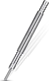FUYGRCJ- Spring Center Punch Hammerless Dual Head Nail Setter Spring Loaded High Carbon Steel Nail Punch Narrow Space Door Hinge Pin Remover Tool for Carpenter Woodworking(Spring center punch)